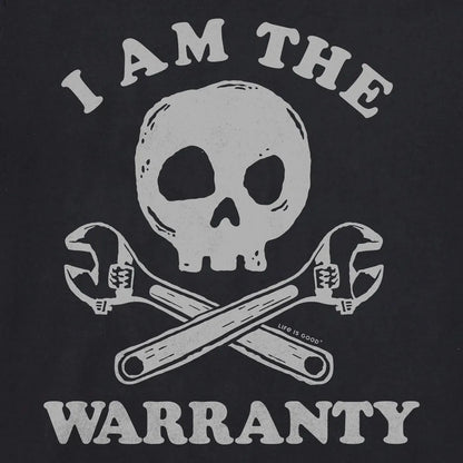 Life is Good Men's I am the Warranty Skull & Tools Short Sleeve Crusher Tee-Men's - Clothing - Tops-Life is Good-Appalachian Outfitters