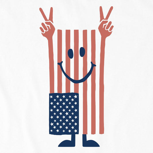 Life is Good Men's Liberty & Laughs Shortsleeve Crusher Tee-Men's - Clothing - Tops-Life is Good-Appalachian Outfitters