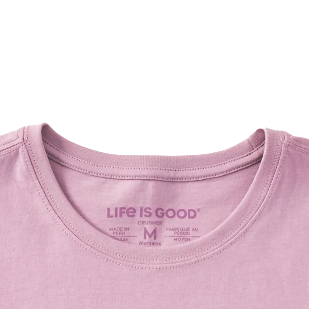Life is Good Women's Array of Flowers Short Sleeve Crusher Tee-Women's - Clothing - Tops-Life is Good-Appalachian Outfitters