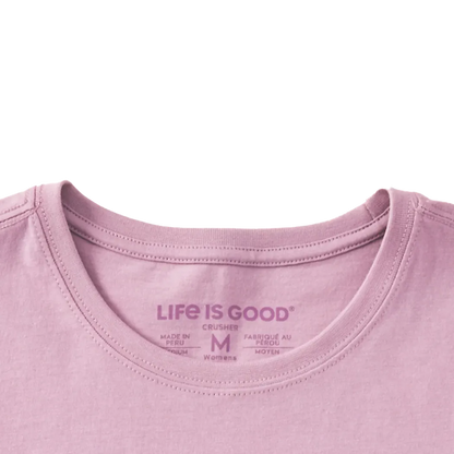Life is Good Women's Array of Flowers Short Sleeve Crusher Tee-Women's - Clothing - Tops-Life is Good-Appalachian Outfitters