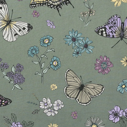 Life is Good Women's Butterfly Garden Pattern Crusher Boxy Tank-Women's - Clothing - Tops-Life is Good-Appalachian Outfitters