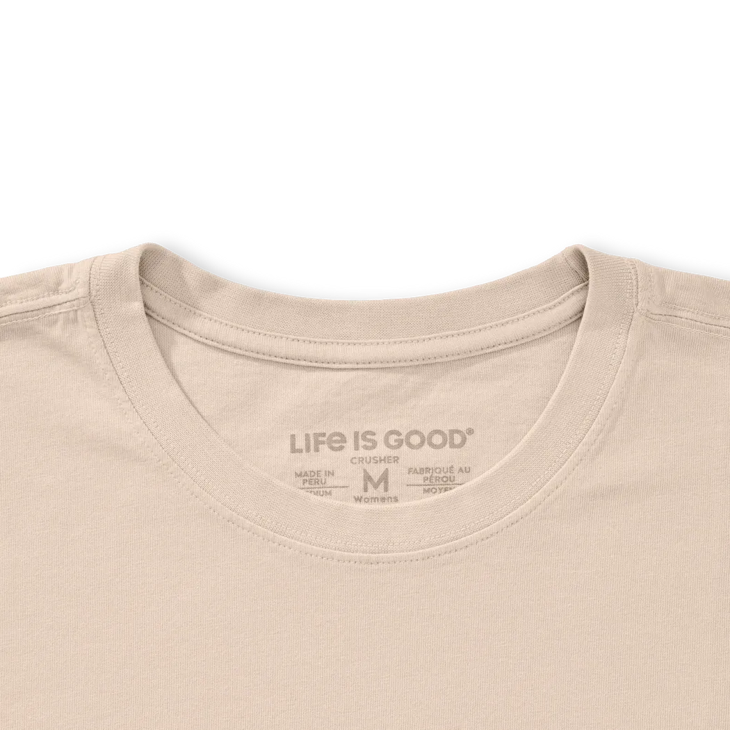 Life is Good Women's Collection of Mushrooms Short Sleeve Crusher Tee-Women's - Clothing - Tops-Life is Good-Appalachian Outfitters