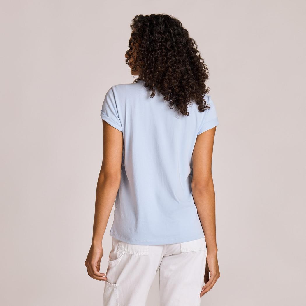 Life is Good Women's Forgetmenot Butterfly Short Sleeve Crusher Tee-Women's - Clothing - Tops-Life is Good-Appalachian Outfitters