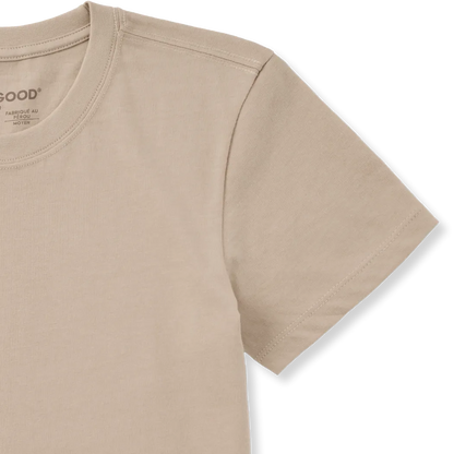 Life is Good Women's Frog on a Toadstool Coffee Short Sleeve Crusher Tee-Women's - Clothing - Tops-Life is Good-Appalachian Outfitters