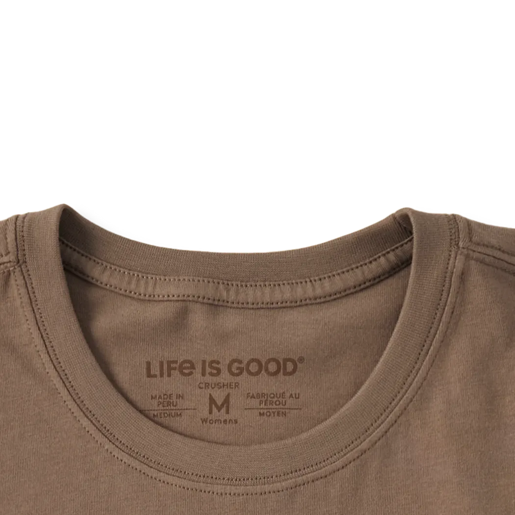 Life is Good Women's Mushy Butterfly Short Sleeve Crusher Tee-Women's - Clothing - Tops-Life is Good-Appalachian Outfitters