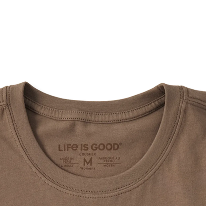 Life is Good Women's Mushy Butterfly Short Sleeve Crusher Tee-Women's - Clothing - Tops-Life is Good-Appalachian Outfitters