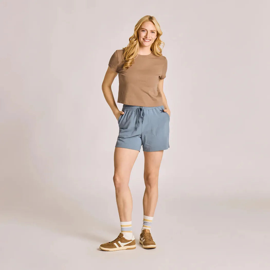 Life is Good Women's Solid Crusher-FLEX Shorts-Women's - Clothing - Bottoms-Life is Good-Appalachian Outfitters