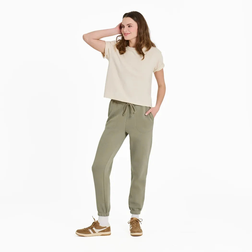 Life is Good Women's Solid Vibes Fleece Jogger-Women's - Clothing - Tops-Life is Good-Appalachian Outfitters