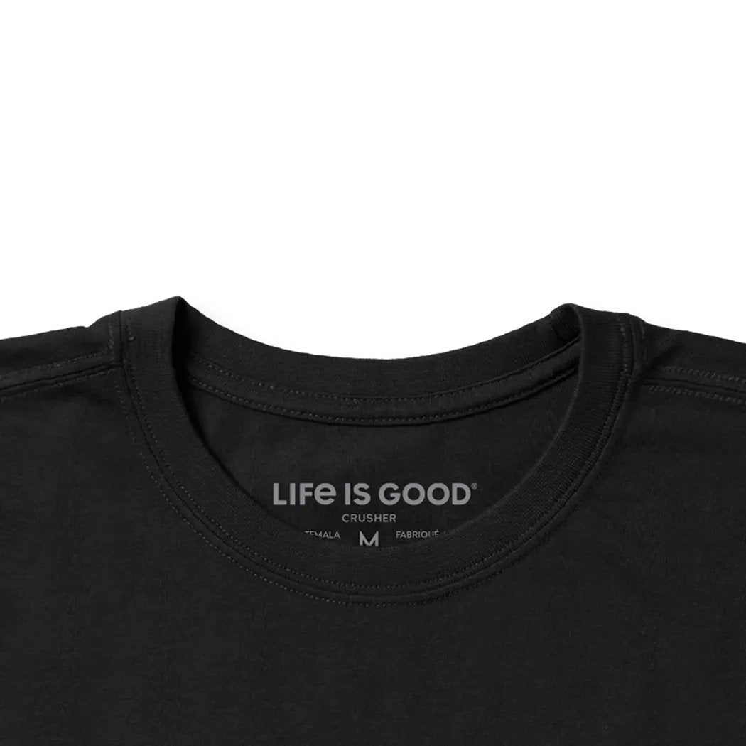 Life is Good Men's I am the Warranty Skull & Tools Short Sleeve Crusher Tee-Men's - Clothing - Tops-Appalachian Outfitters