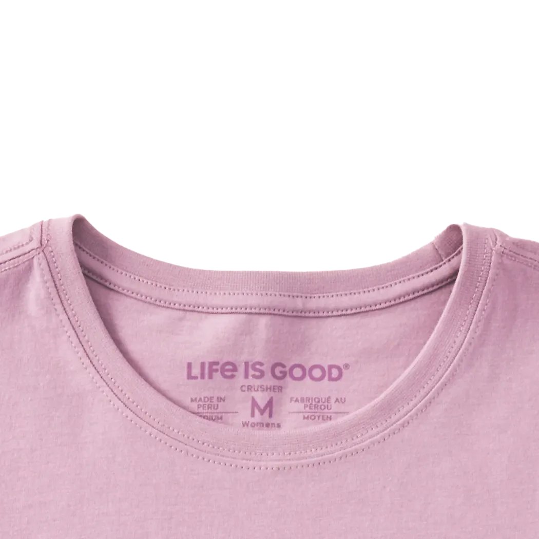 Life is Good Women's Array of Flowers Short Sleeve Crusher Tee-Women's - Clothing - Tops-Appalachian Outfitters