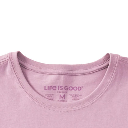 Life is Good Women's Array of Flowers Short Sleeve Crusher Tee-Women's - Clothing - Tops-Appalachian Outfitters