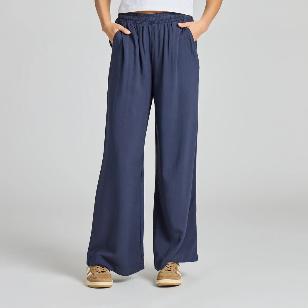 Life is Good Women's Solid Breezy Wide Leg Pant-Women's - Clothing - Tops-Appalachian Outfitters
