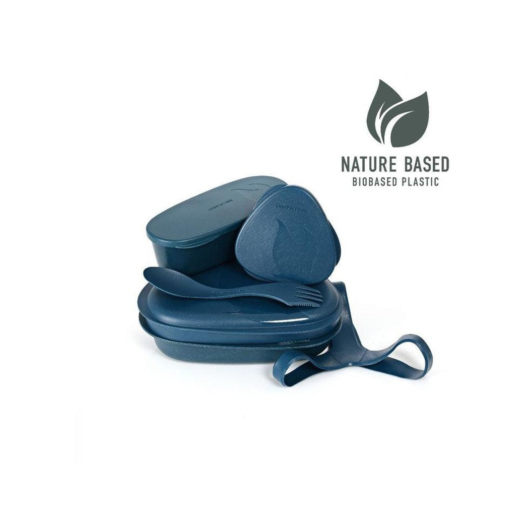 LunchKit BIO 6pcs-Camping - Cooking - Dishware-Light My Fire-Hazy Blue-Appalachian Outfitters