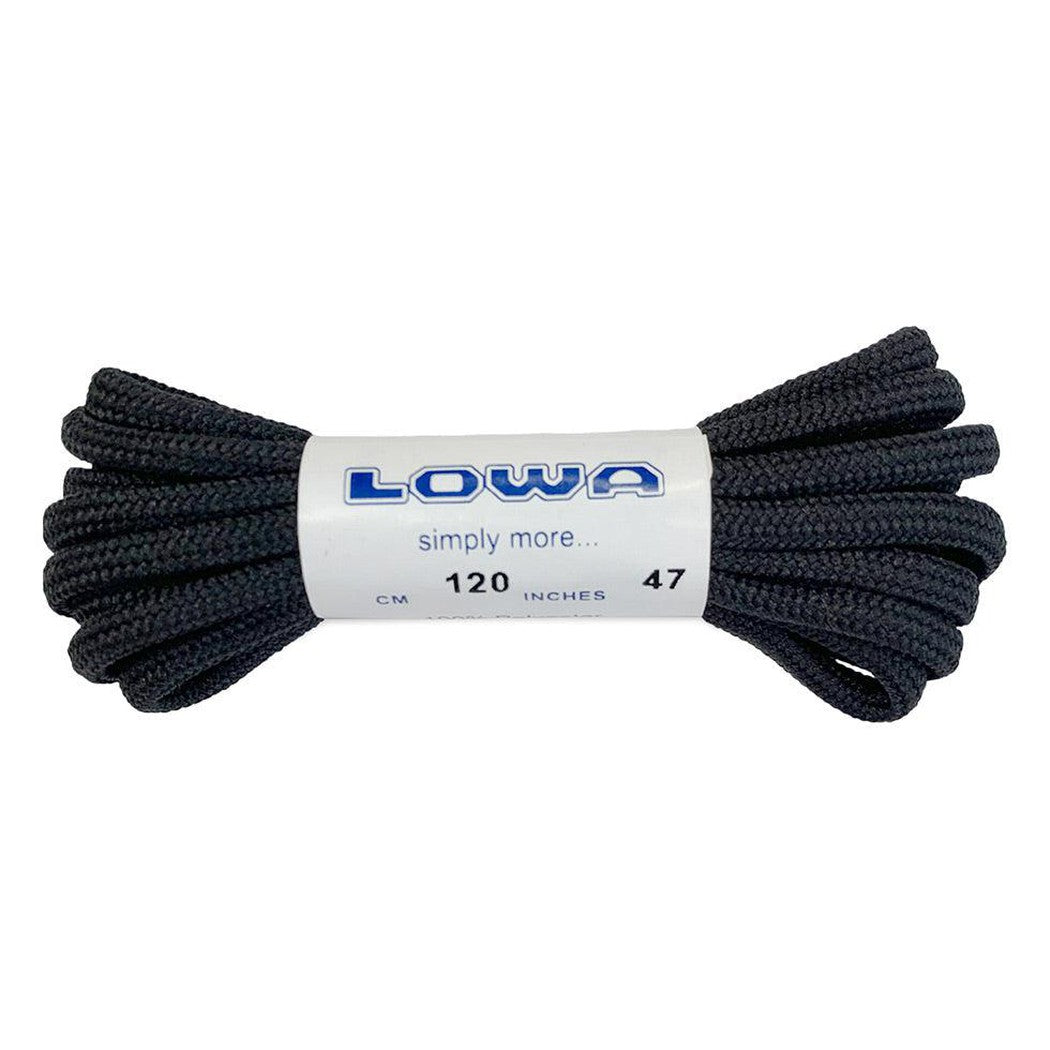 Laces-Accessories - Laces-Lowa-Black/Black-150 cm-Appalachian Outfitters