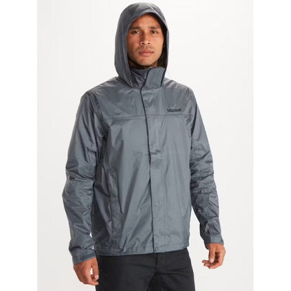 Marmot Men's PreCip Eco Jacket-Men's - Clothing - Jackets & Vests-Marmot-Steel Onyx-M-Appalachian Outfitters