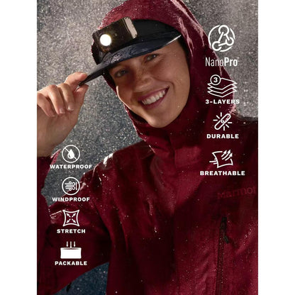 Marmot Women's PreCip Evo Pro Jacket-Women's - Clothing - Jackets & Vests-Marmot-Appalachian Outfitters