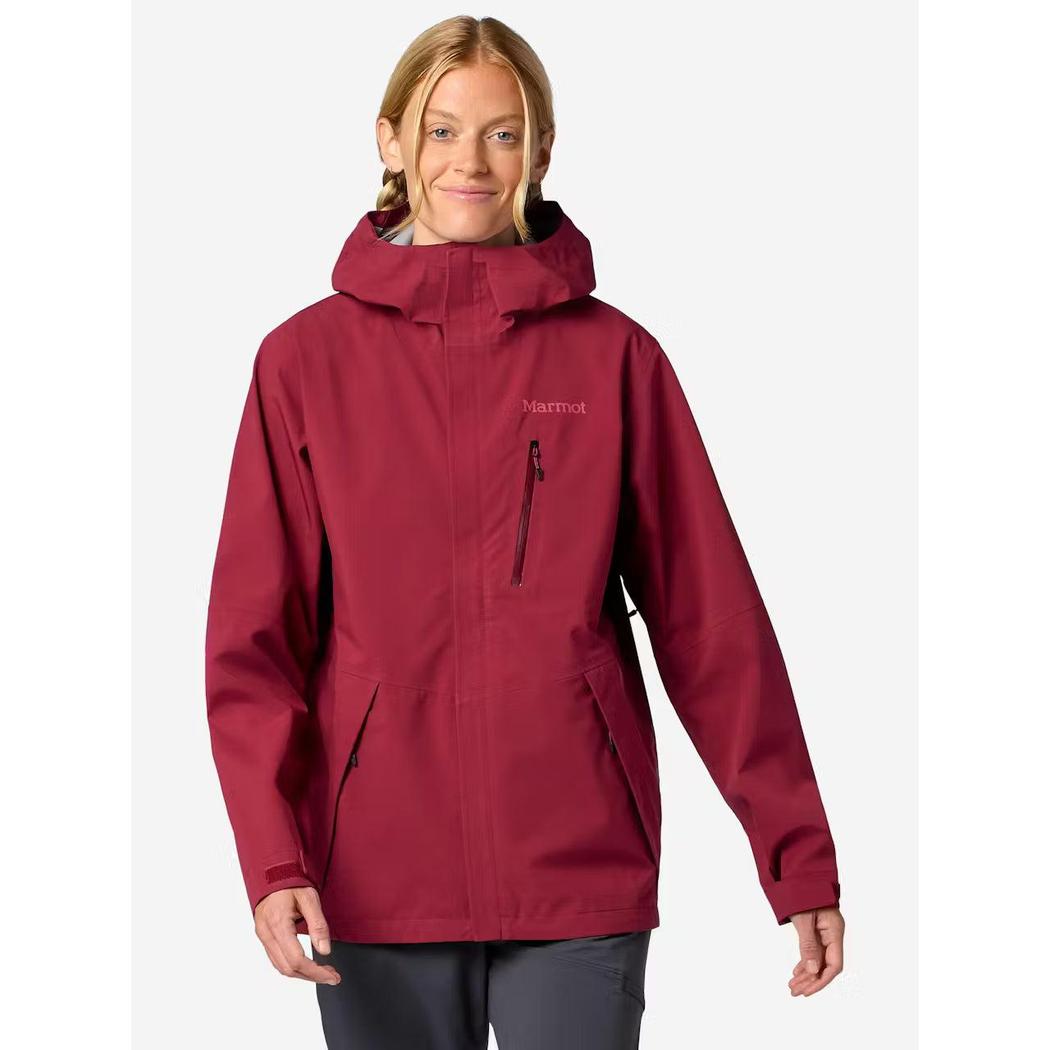 Marmot Women's PreCip Evo Pro Jacket-Women's - Clothing - Jackets & Vests-Marmot-Cosmos Red-S-Appalachian Outfitters