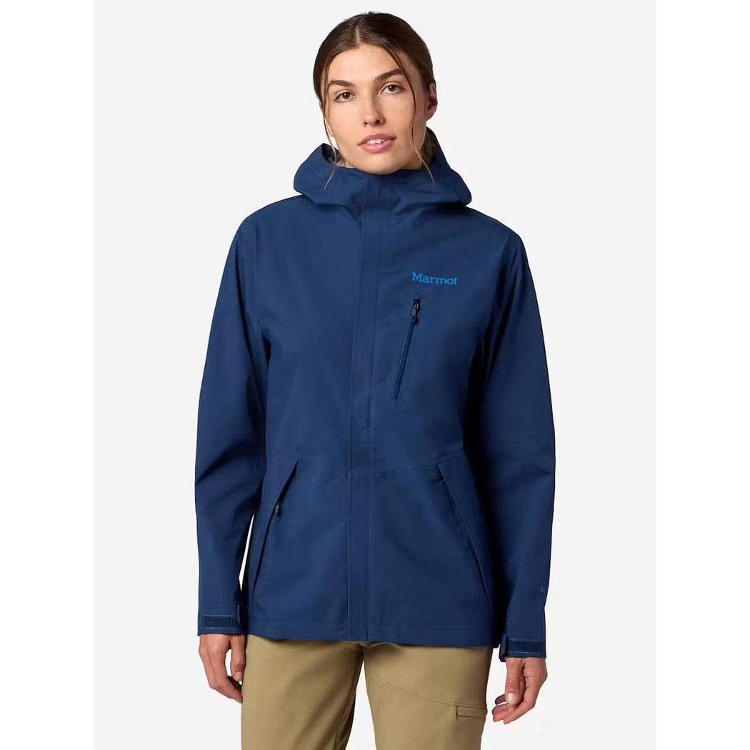 Marmot Women's PreCip Evo Pro Jacket-Women's - Clothing - Jackets & Vests-Marmot-Nightfall Navy-S-Appalachian Outfitters