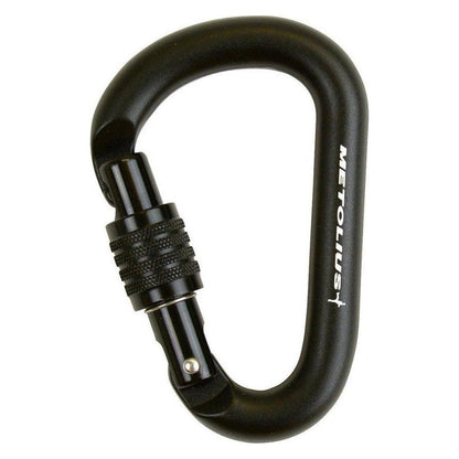 Metolius Element Locker-Climbing - Hardware - Carabiners-Black-Appalachian Outfitters