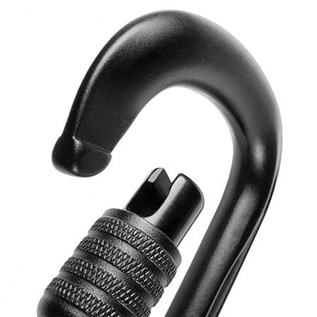 Metolius Element II Screw Lock-Climbing - Hardware - Carabiners-Metolius-Black-Appalachian Outfitters