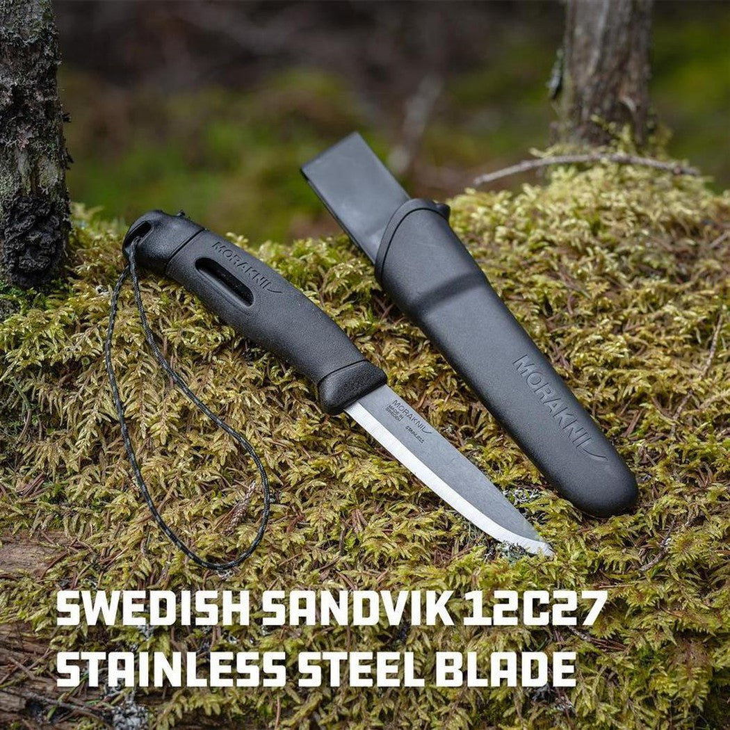 Morakniv-Companion Spark Knife - Black-Appalachian Outfitters