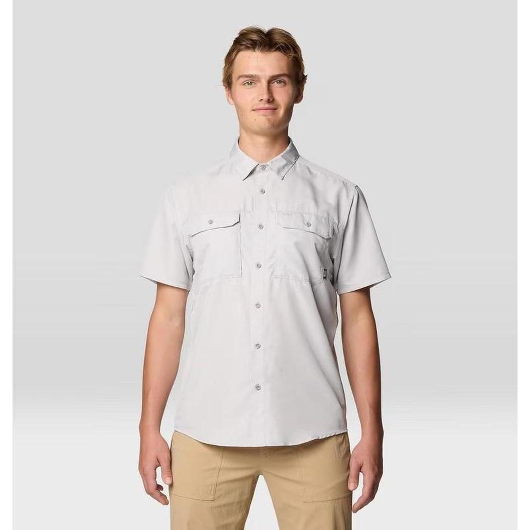 Mountain Hardwear Men's Canyon Short Sleeve-Men's - Clothing - Tops-Mountain Hardwear-Light Dunes-M-Appalachian Outfitters