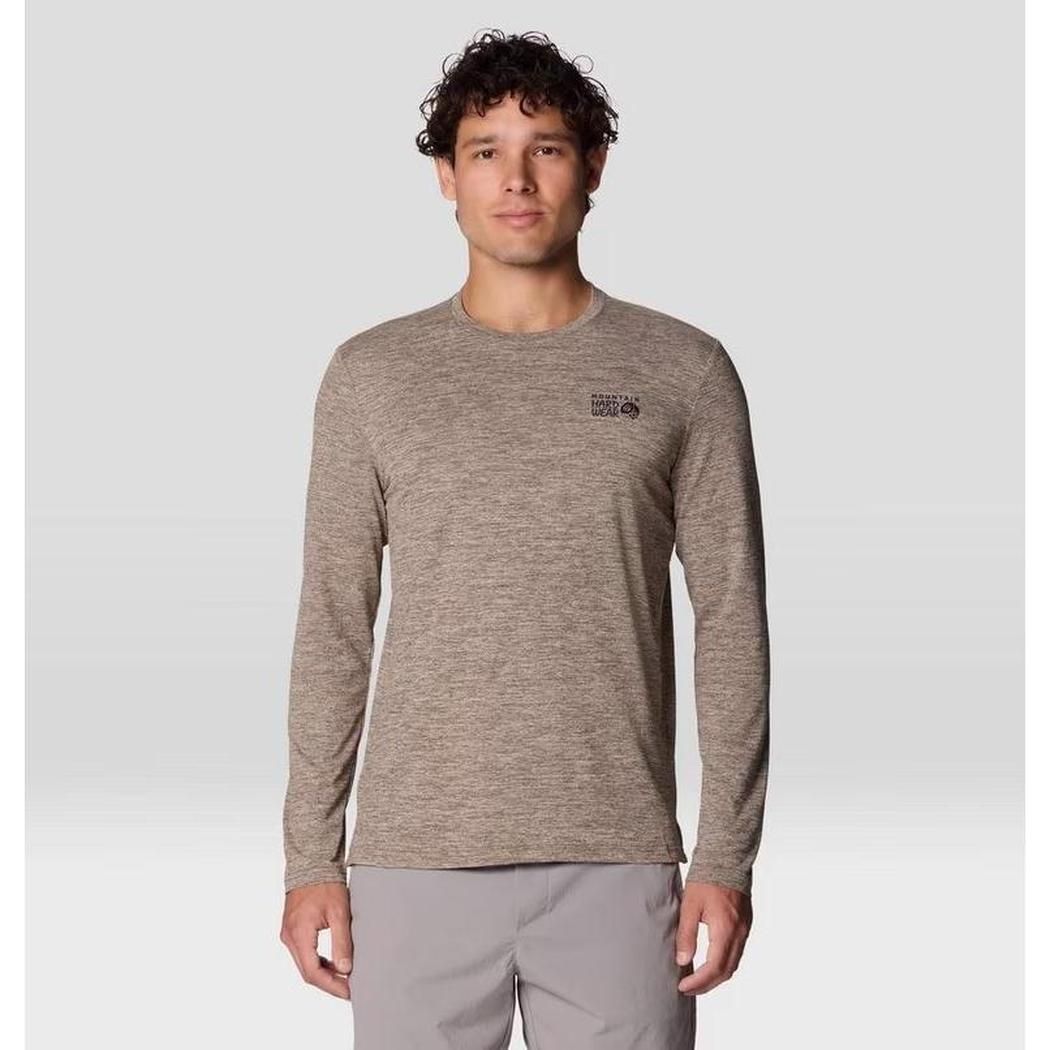 Mountain Hardwear Men's Sunblocker Long Sleeve-Men's - Clothing - Tops-Mountain Hardwear-Tierra Heather-M-Appalachian Outfitters