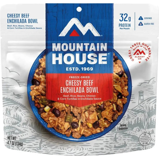 Mountain House Cheesy Beef Enchilada Bowl-Food - Backpacking-Appalachian Outfitters