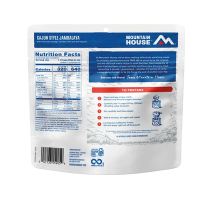 Mountain House Cajun Style Jambalaya-Food - Backpacking-Mountain House-Appalachian Outfitters