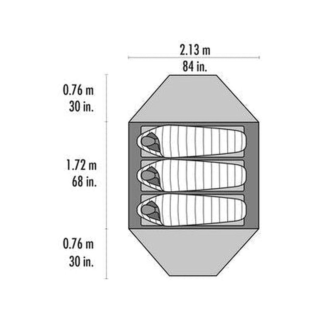 Elixir 3 Tent V2-Camping - Tents & Shelters - Tents-MSR-Appalachian Outfitters