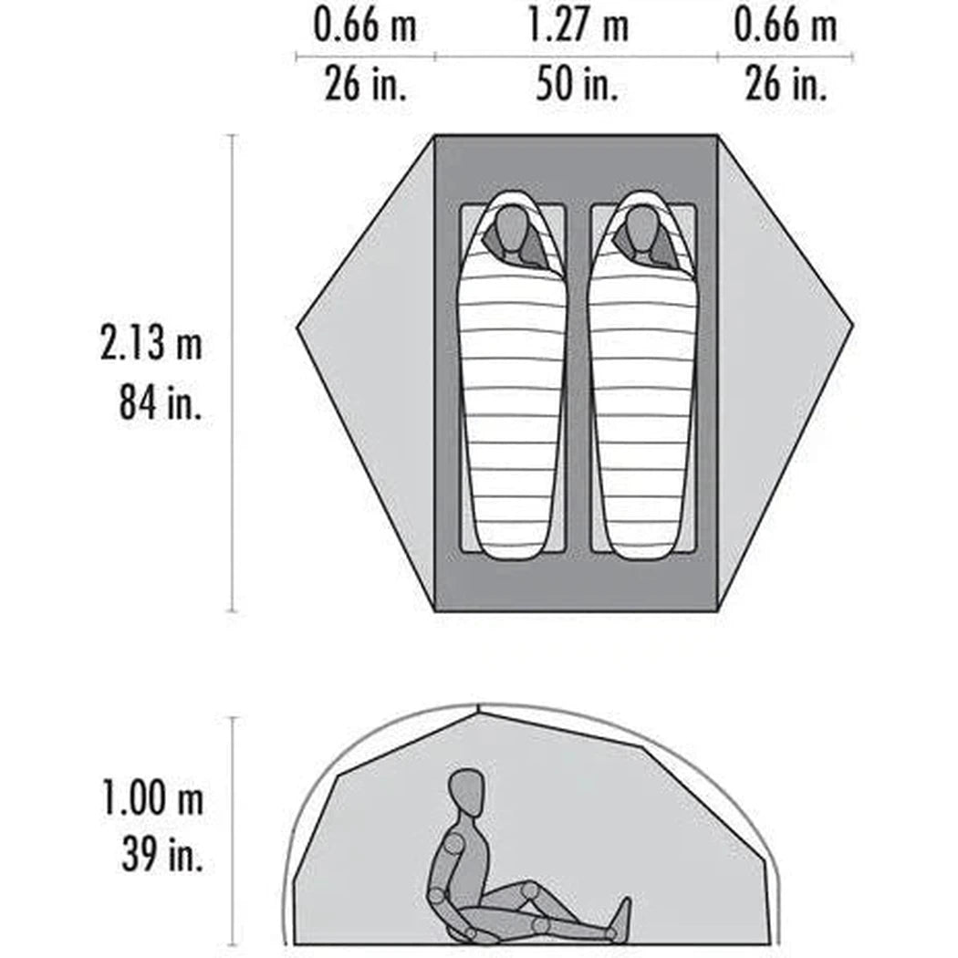 Cascade Designs FreeLite 2 Tent U24-Camping - Tents & Shelters-Cascade Designs-Appalachian Outfitters