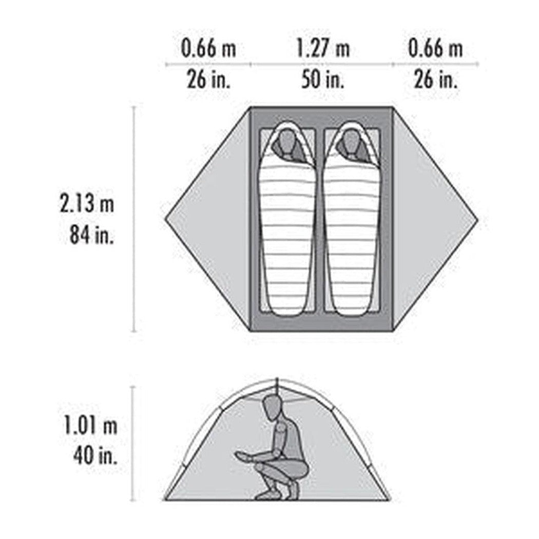 Hubba Hubba 2 Tent V9-Camping - Tents & Shelters - Tents-MSR-Appalachian Outfitters