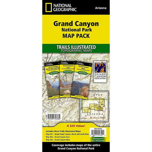 National Geographic Grand Canyon Map Pack-Books - Maps-Appalachian Outfitters