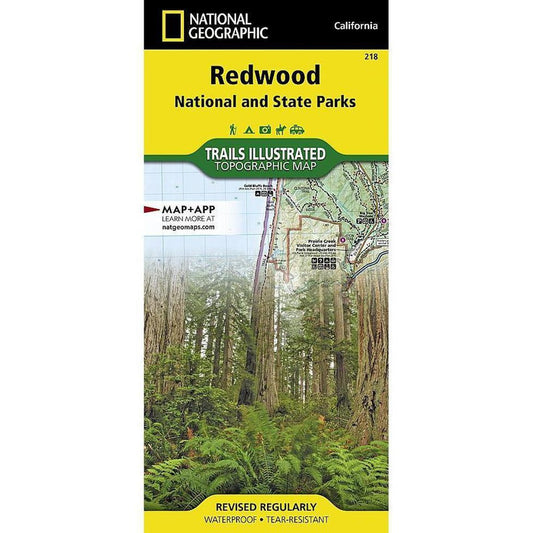 National Geographic-Trails Illustrated Redwood National and State Parks Map-Appalachian Outfitters
