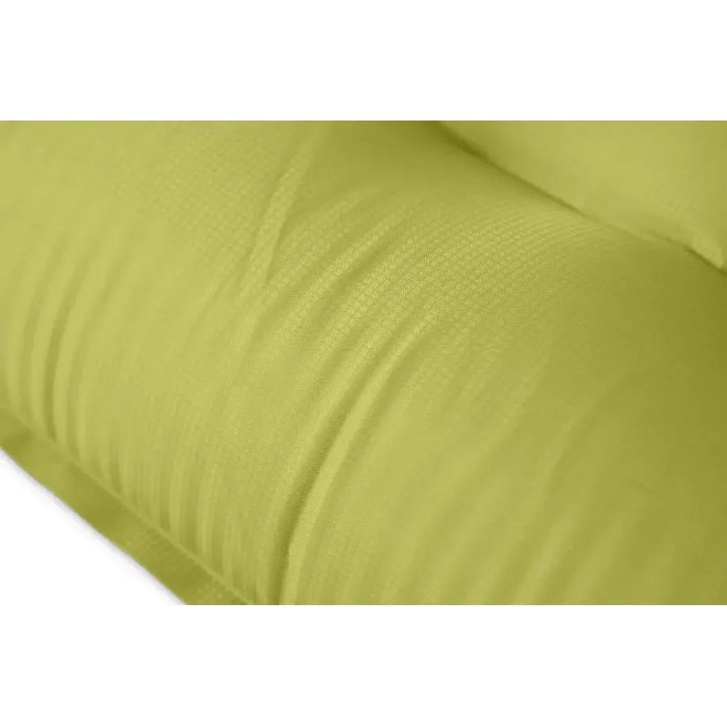 A close-up of the NEMO Eclipse All-Season Lightweight Insulated Sleeping Pad in Regular color, showing its textured surface and stitching details.