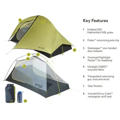 Hornet OSMO 2P-Camping - Tents & Shelters - Tents-NEMO-Appalachian Outfitters
