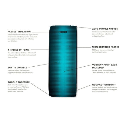 NEMO-Roamer Self-Inflating Mattress-Appalachian Outfitters