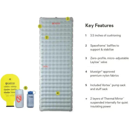 Tensorâ„¢â€¯All-Season Ultralight Insulated Sleeping Pad-Camping - Sleeping Pads - Pads-NEMO-Regular Wide-Appalachian Outfitters