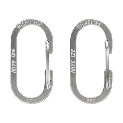 Nite Ize MicroLink Pet Tag Carabiner - 2 Pack-Camping - Accessories-Appalachian Outfitters