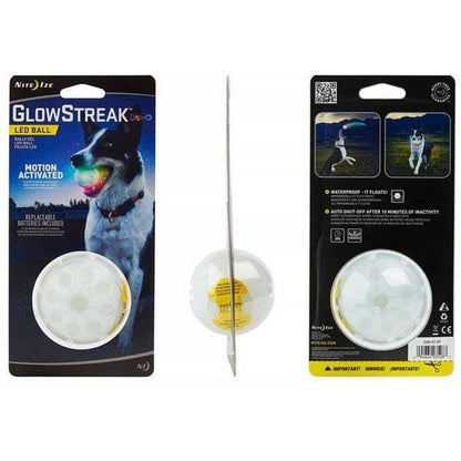 Nite Ize Glowstreak Led Ball DiscO Outdoor Dogs