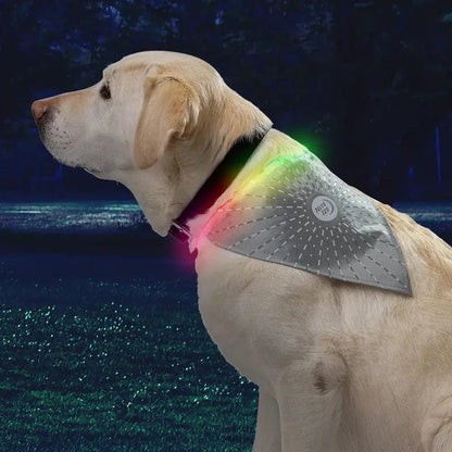 NiteHowl Bandana Rechargeable LED Safety Necklace - Disc-O Select-Pets - Safety - Lights-Nite Ize-Appalachian Outfitters