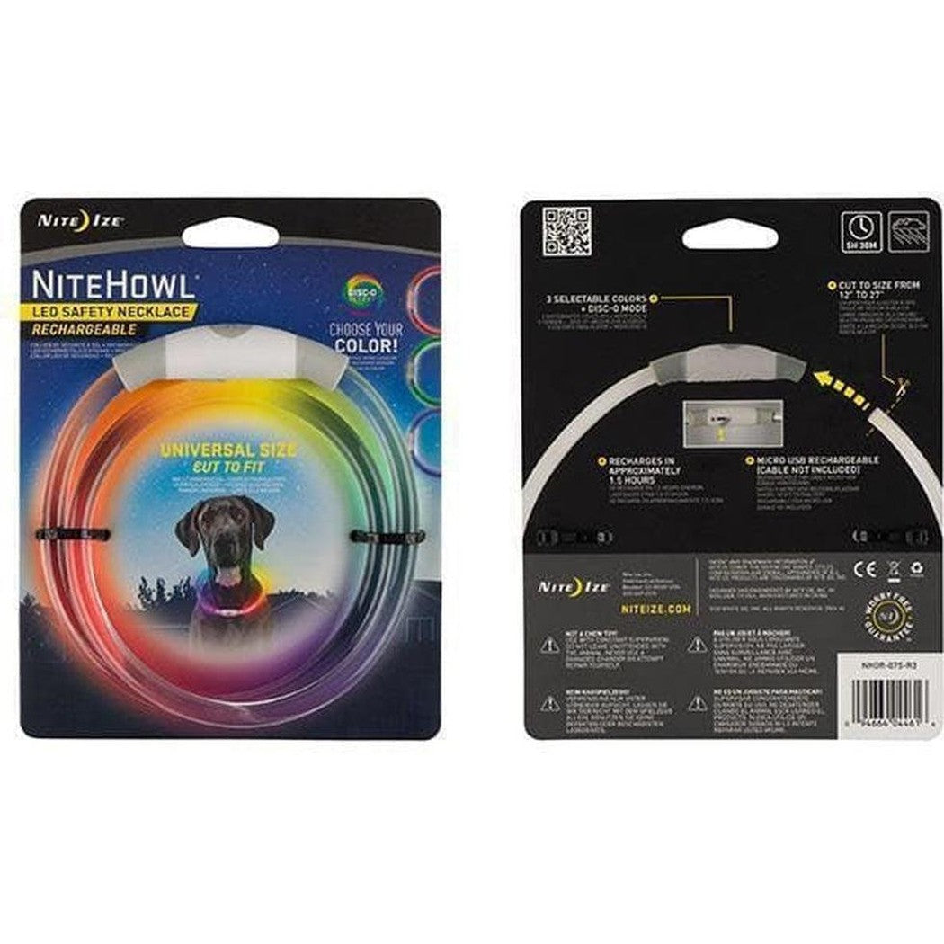 Nite Ize Nitehowl Led Safety Necklace Rechargeable Outdoor 