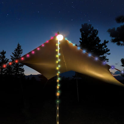 Nite Ize Radiant StarLit Rechargeable Lantern and String Light DiscO-Camping - Lighting - Headlamps-Nite Ize-Appalachian Outfitters