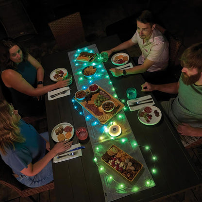 Nite Ize Radiant StarLit Rechargeable Lantern and String Light DiscO-Camping - Lighting - Headlamps-Nite Ize-Appalachian Outfitters