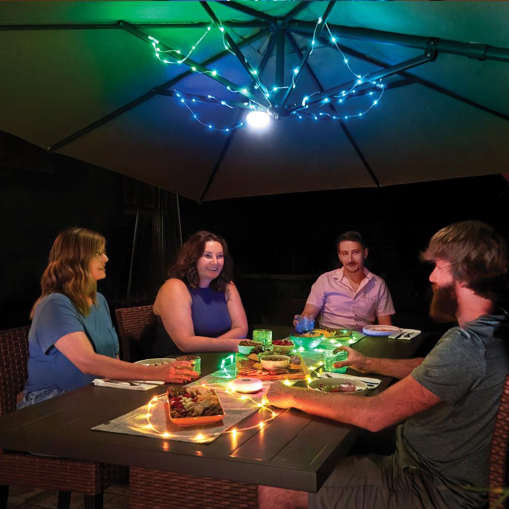 Nite Ize Radiant StarLit Rechargeable Lantern and String Light DiscO-Camping - Lighting - Headlamps-Nite Ize-Appalachian Outfitters