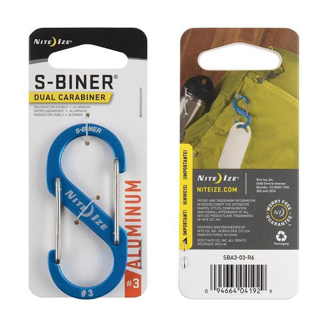 Nite Ize-S-Biner Aluminum Dual Carabiner #3-Appalachian Outfitters