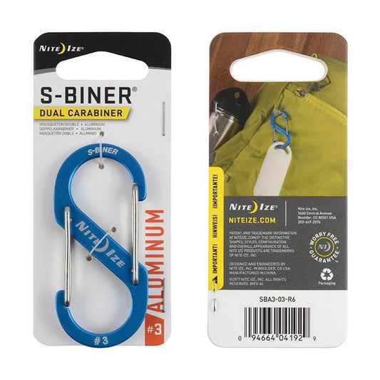 Nite Ize-S-Biner Aluminum Dual Carabiner #3-Appalachian Outfitters