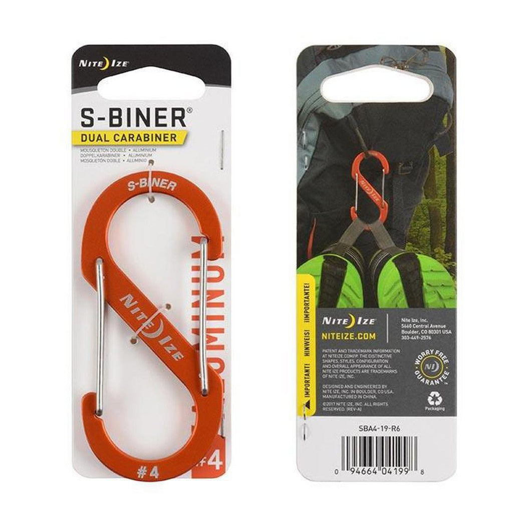Nite Ize-S-Biner Aluminum Dual Carabiner #4-Appalachian Outfitters