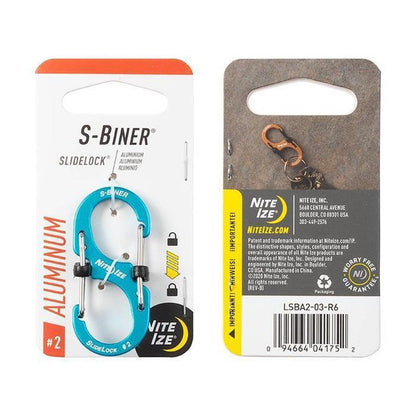 Nite Ize-S-Biner Slidelock Aluminum #2-Appalachian Outfitters
