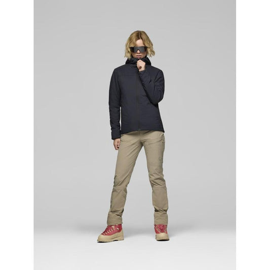Norrona Women's Femund Thermo60 Zip Hood-Women's - Clothing - Jackets & Vests-Norrona-Caviar Black-S-Appalachian Outfitters
